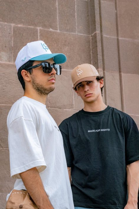 La Cream Blue & White Snapback