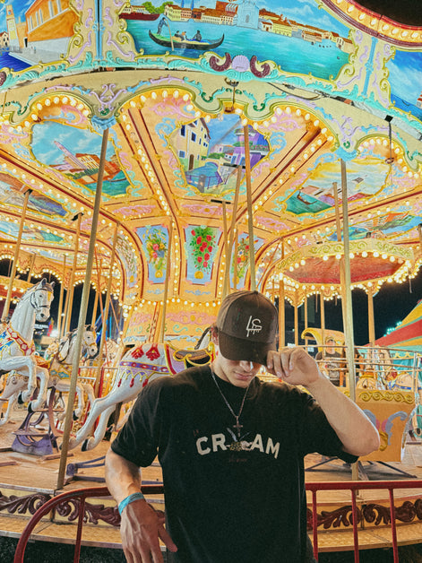 La Cream Flower Snapback