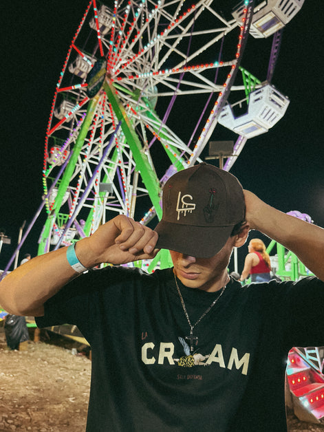 La Cream Flower Snapback