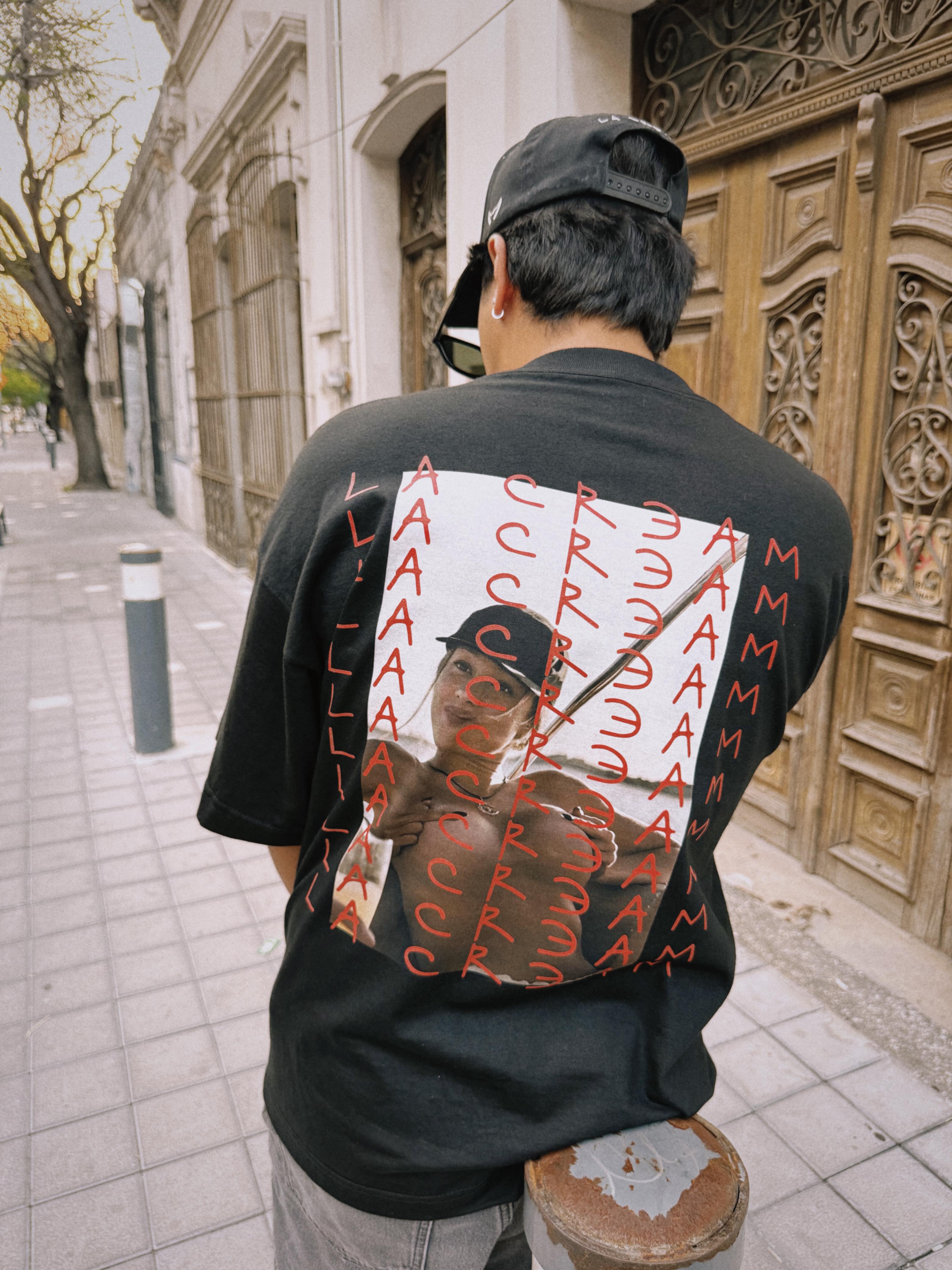 Summer Love Black Tee