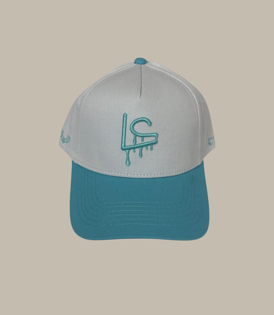 La Cream Blue & White Snapback
